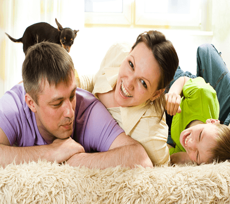 Families Love Clean Carpet